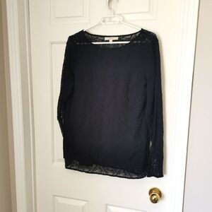 Ann Taylor Loft long sleeve blouse size M